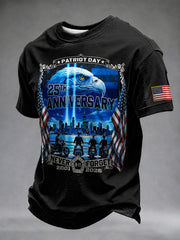 Men's 9/11 Never Forget Printed T-shirt