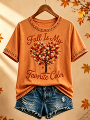 Women's Fall Is My Favorite Color short-sleeved T-shirt