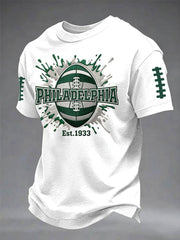 Men's Philadelphia Football Short Sleeves T-shirt