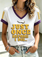 Women's Just Once Before I Die Short-sleeved T-shirt