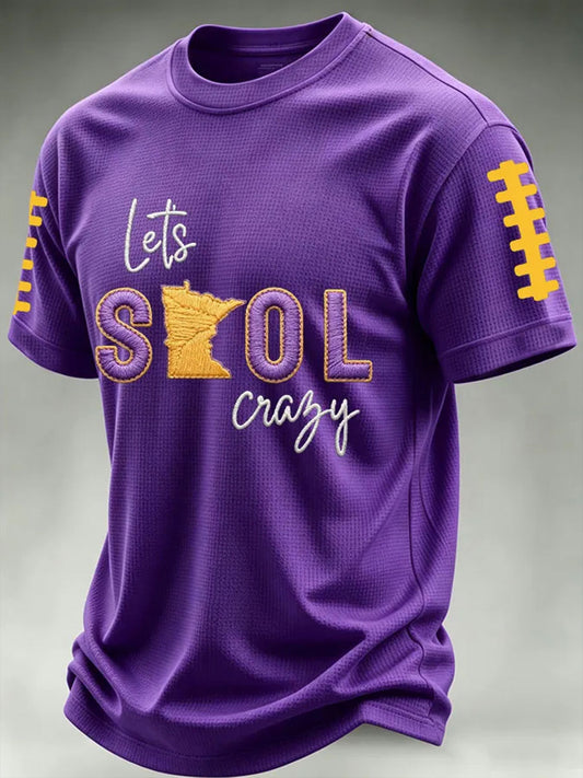 Men's Let’s Skol Crazy Waffle Short Sleeve