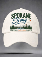 Unisex Pray For Spokane Complex Fire Print Hat