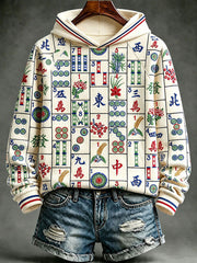 Women's Mahjong Hoodie