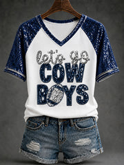 Women's Game Day Football Casual T-Shirt