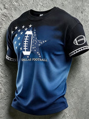 Men's Football Casual Short Sleeve