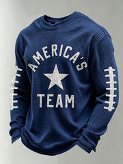 Men's American's Team Waffle Long Sleeve T-Shirt