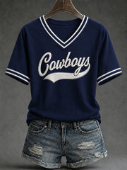Women's Game Day Football Casual T-Shirt