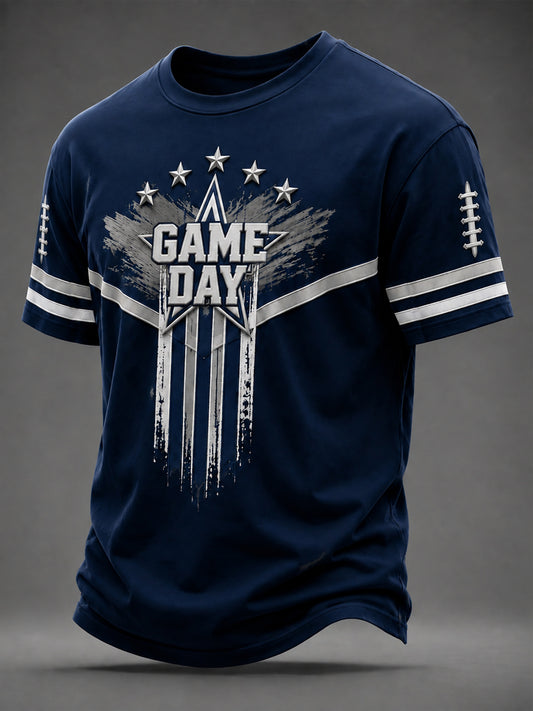 Men's Football Printed T-shirt