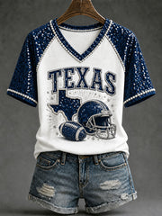 Women's Game Day Football Casual T-Shirt