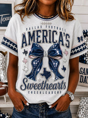 Women's  Football Short-sleeved T-shirt
