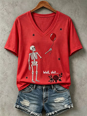 Women's Gothic Skull T-Shirt