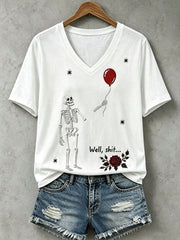 Women's Gothic Skull T-Shirt