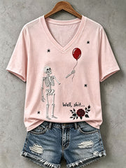 Women's Gothic Skull T-Shirt