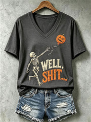Women's Gothic Skull T-Shirt