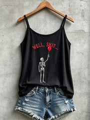 Women's Gothic Skull Tank Top
