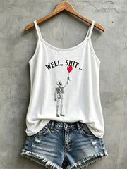 Women's Gothic Skull Tank Top
