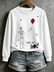 Women's Gothic Skull  Sweatshirt