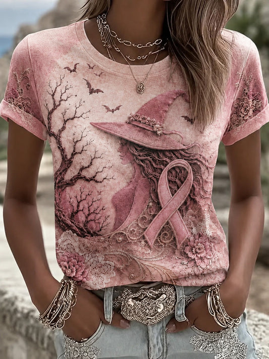 Women's Breast Cancer Short-sleeved T-shirt