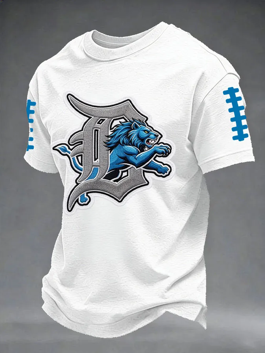 Men's Football Short Sleeves T-shirt