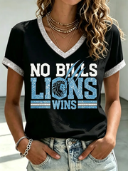 Women's Football Short-sleeved T-shirt