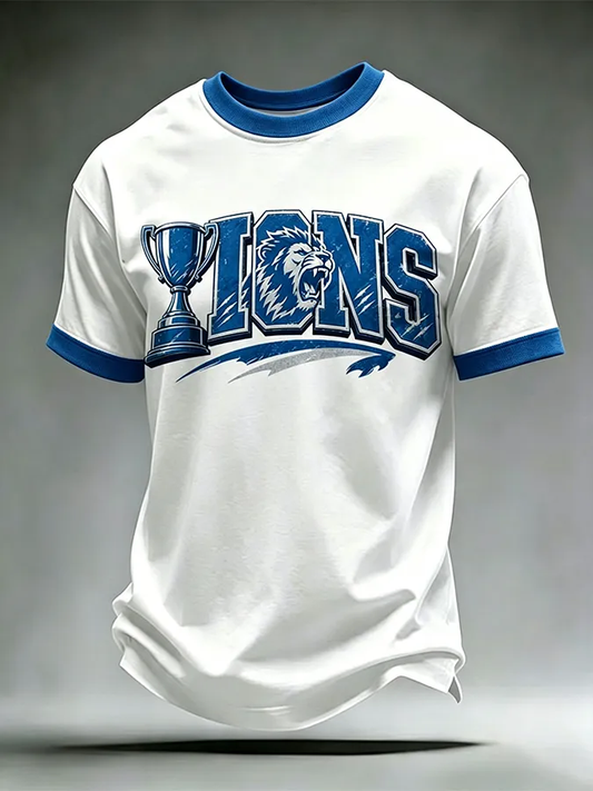 Men's Football Short Sleeves T-shirt