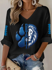 Women's Football Waffle T-shirt