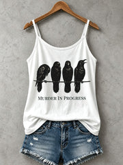 Women's Murder In Progress Crow Tank Top
