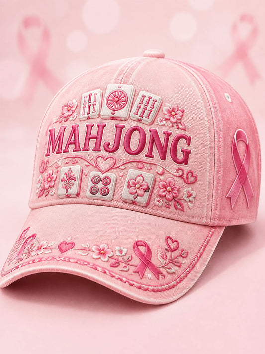 Women's Breast Cancer Awareness Mahjong Hats