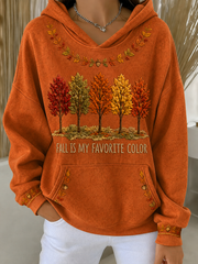 Women's Fall Is My Favorite Color Hoodie