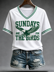 Women's Eagles Football Gameday Gift For Football Fans short-sleeved T-shirt