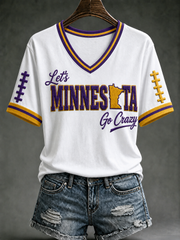 Women's Football Short-sleeved T-shirt
