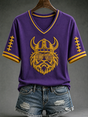 Women's Football Short-sleeved T-shirt