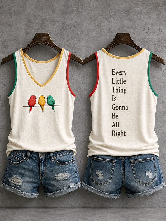 Women's Every Little Thing Is Gonna Be All Right Tank Top