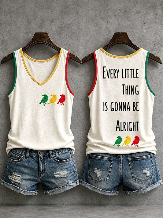 Women's Every Little Thing Is Gonna Be All Right Tank Top
