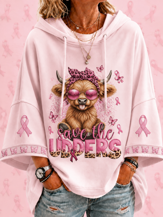 Women’s Save The Udders Short-Sleeve Hoodie