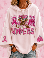 Women’s Save The Udders Short-Sleeve Hoodie