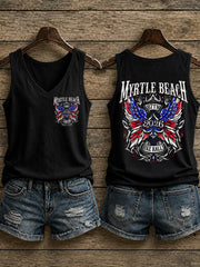 Women's Myrtle Beach Bike Rally Print Vest Top
