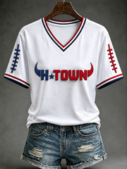 Women's Football Short-sleeved T-shirt