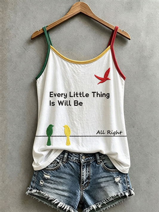 Women's Every Little Thing Is Gonna Be All Right Tank Top