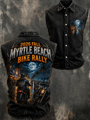 Men's Myrtle Beach Bike Rally Printed Vest Top