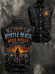 Men's Myrtle Beach Bike Rally Printed Vest Top