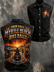 Men's Myrtle Beach Bike Rally Printed Vest Top