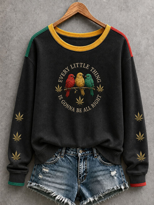 Women's Every Little Thing Is Gonna Be All Right Sweatshirt