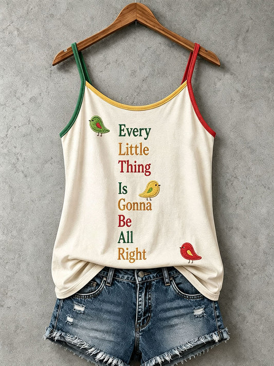 Women's Every Little Thing Is Gonna Be All Right Tank Top