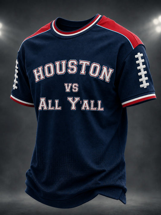 Men's Football Printed T-shirt