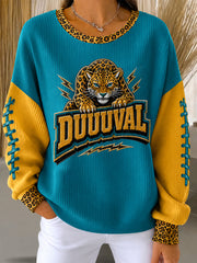 Women's Duuuval Football Gameday Gift For Football Fans Casual Sweatshirt