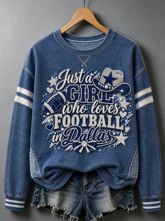 Women's Football Gameday Gift For Football Fans Casual Sweatshirt