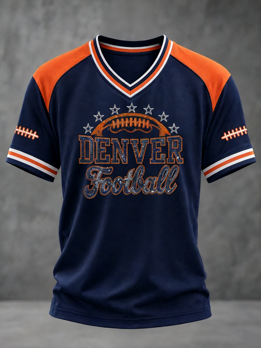 Men's Football Fans Gameday V-neck T-shirt