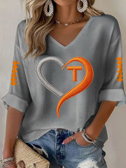 Women's Game Day Football Printed Casual T-Shirt