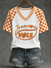 Women's Game Day Football Printed Casual T-Shirt